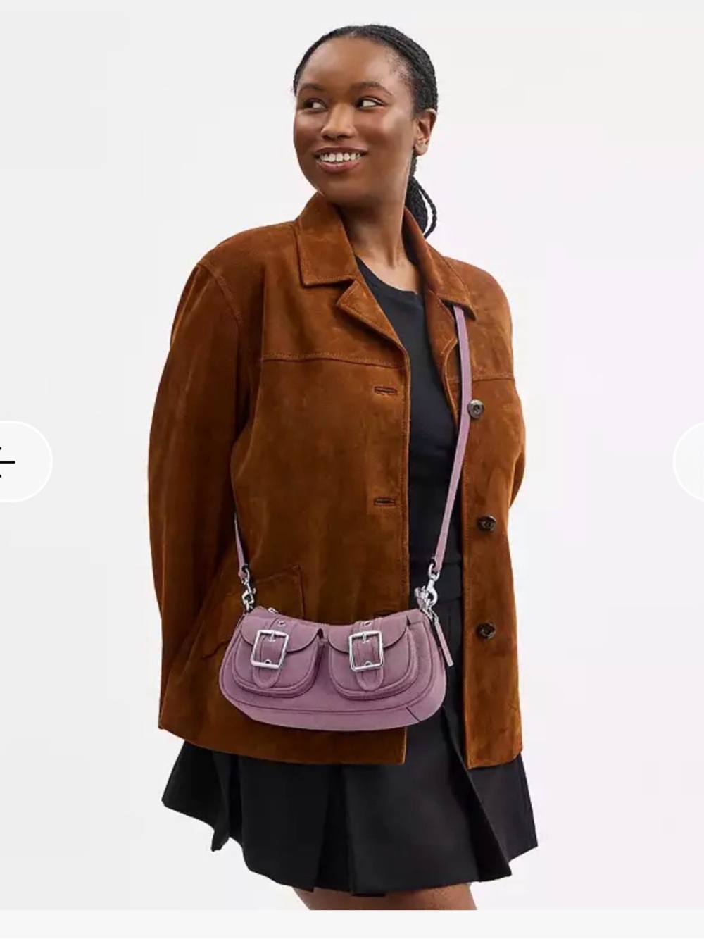 📣CLOSET CLEAROUT📣 Coach Ashton Bag in pink lavender suede 😍😍😍 - Picture 9 of 16